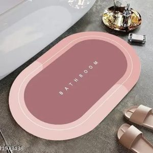( Pink Color ) Magic Bathroom Mat 1