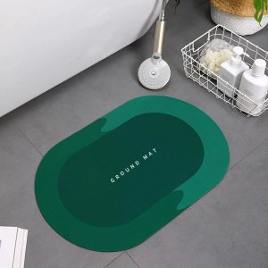 ( Green Color ) Magic Bathroom Mat 1